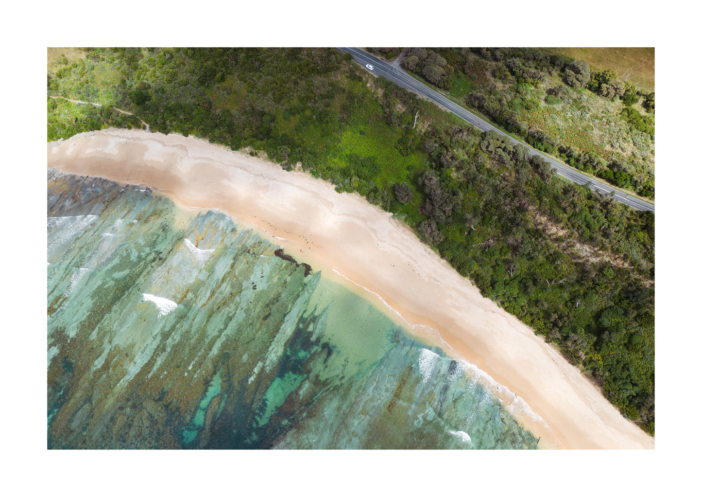 Eagles Nest, Bass Coast Drone photography Print