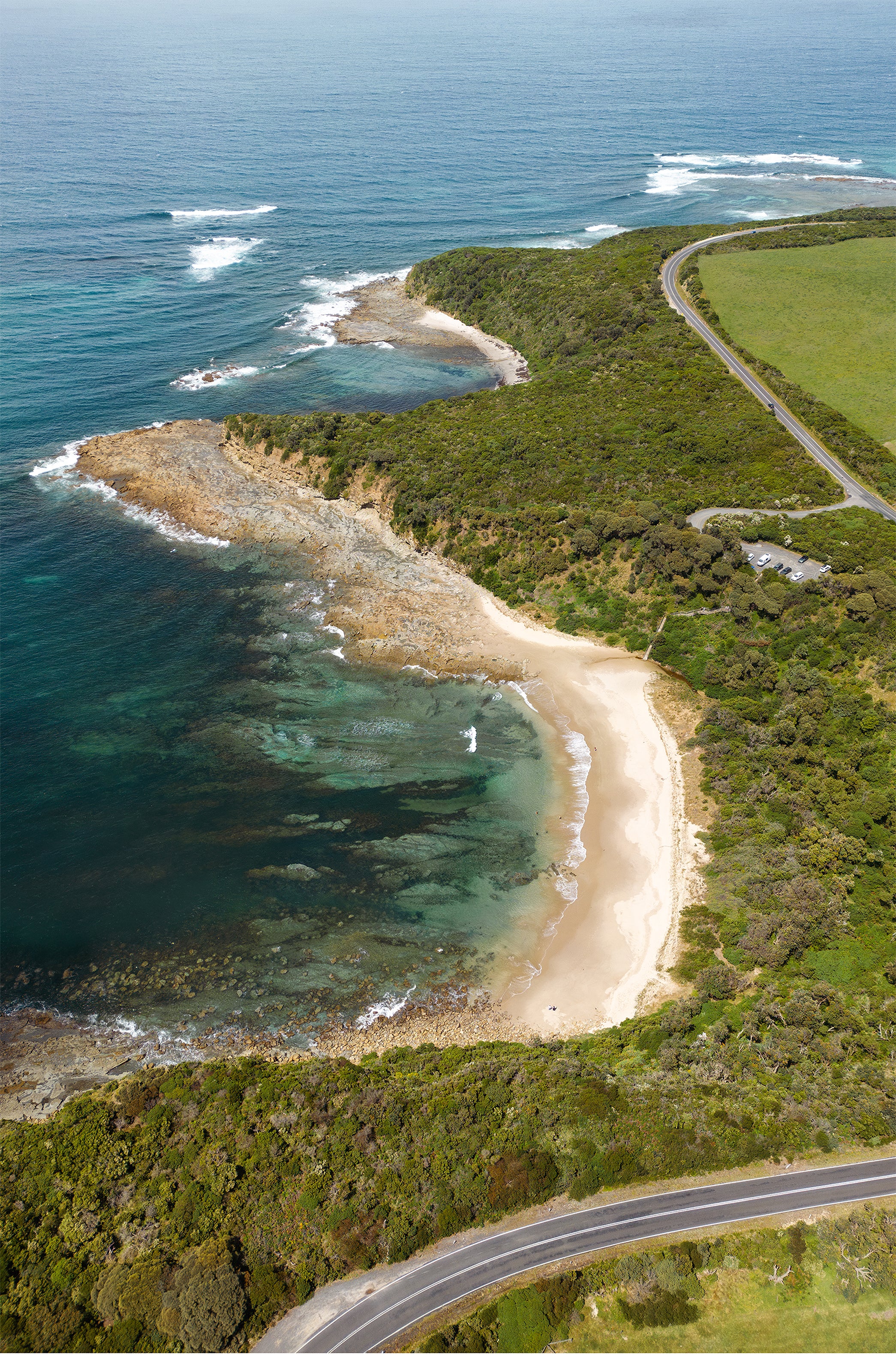 Shack Bay Inverloch portrait Print – Coastal Reflections