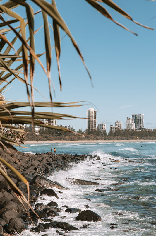 Burleigh Heads Surf access Print