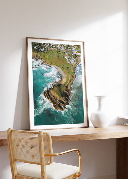 Crescent Head golf course Print