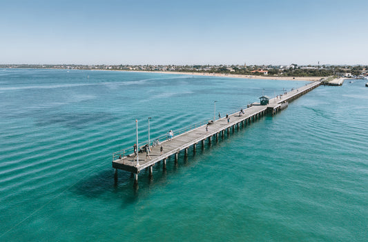 Mordialloc Pier fishing Print