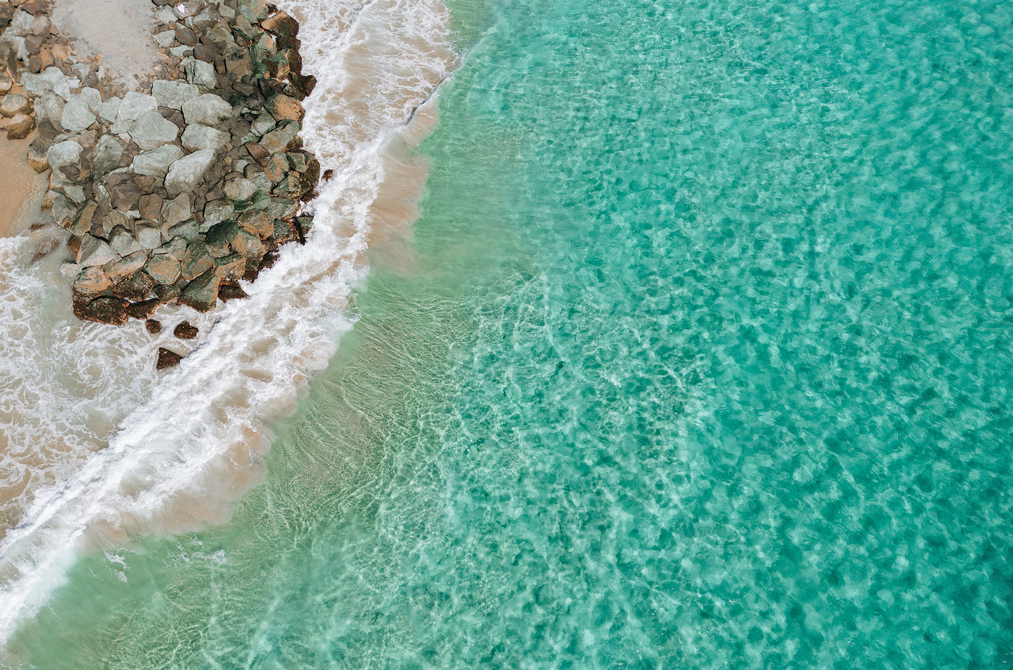 Coolangatta seawall Print