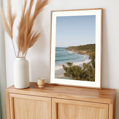 First Bay Coolum Portrait Print