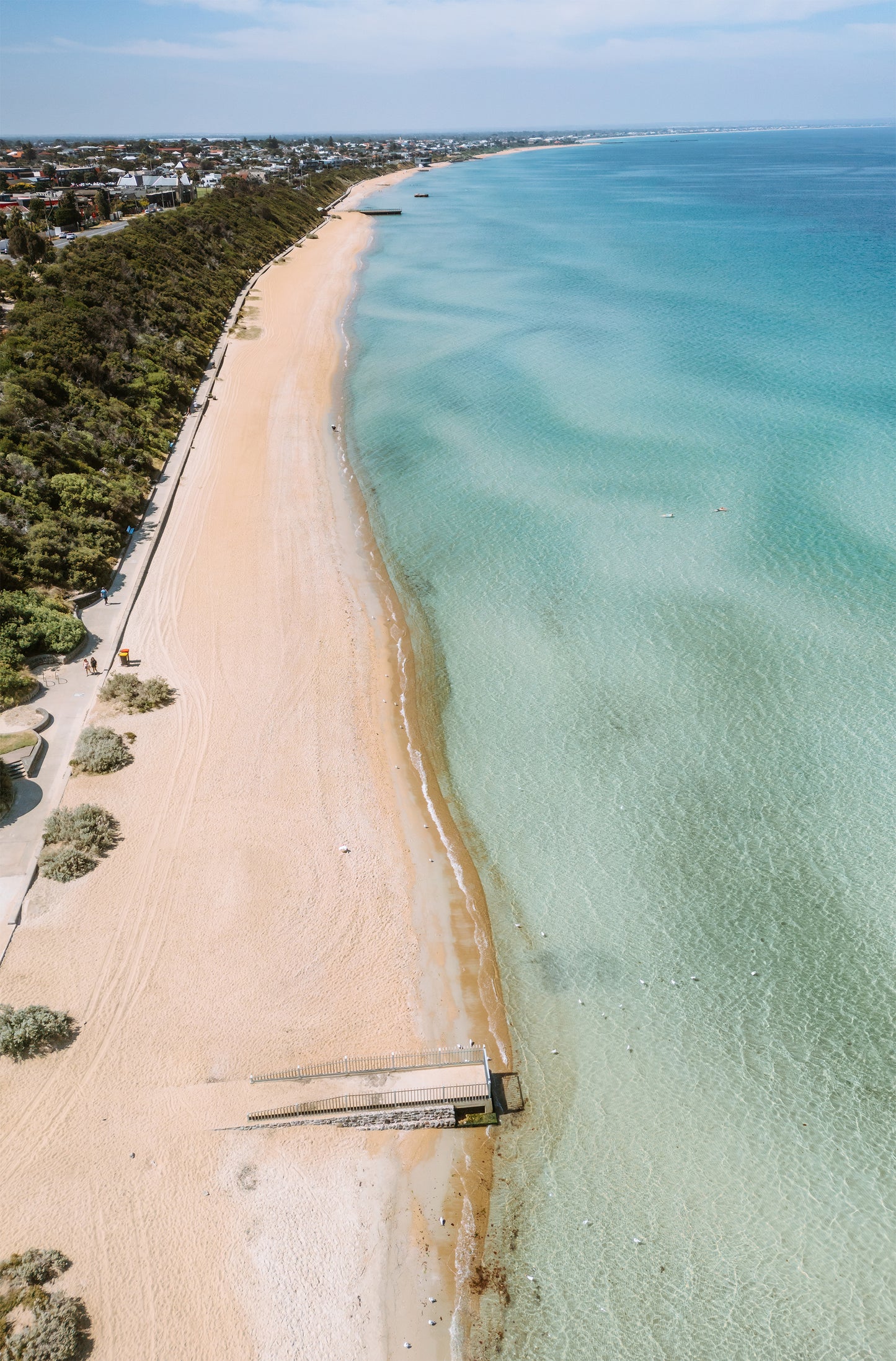 Mentone Beach Portrait Print