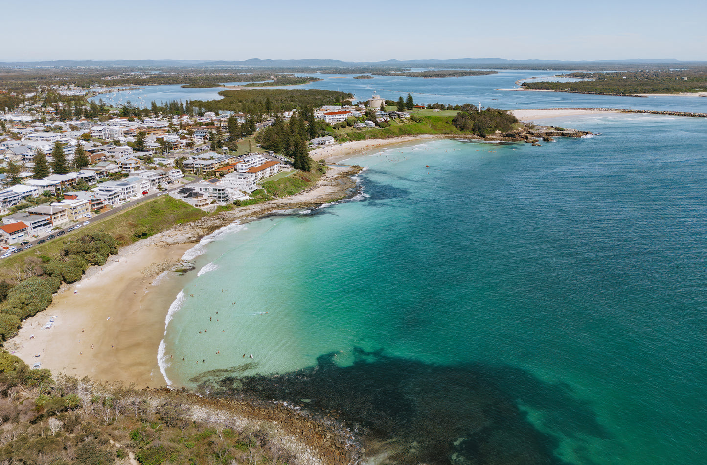 Convent beach to Yamba Beach Print