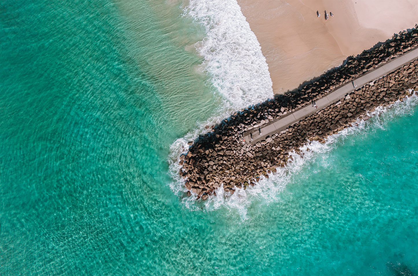 Southern break water Brunswick Heads Print