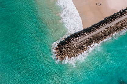 Southern break water Brunswick Heads Print