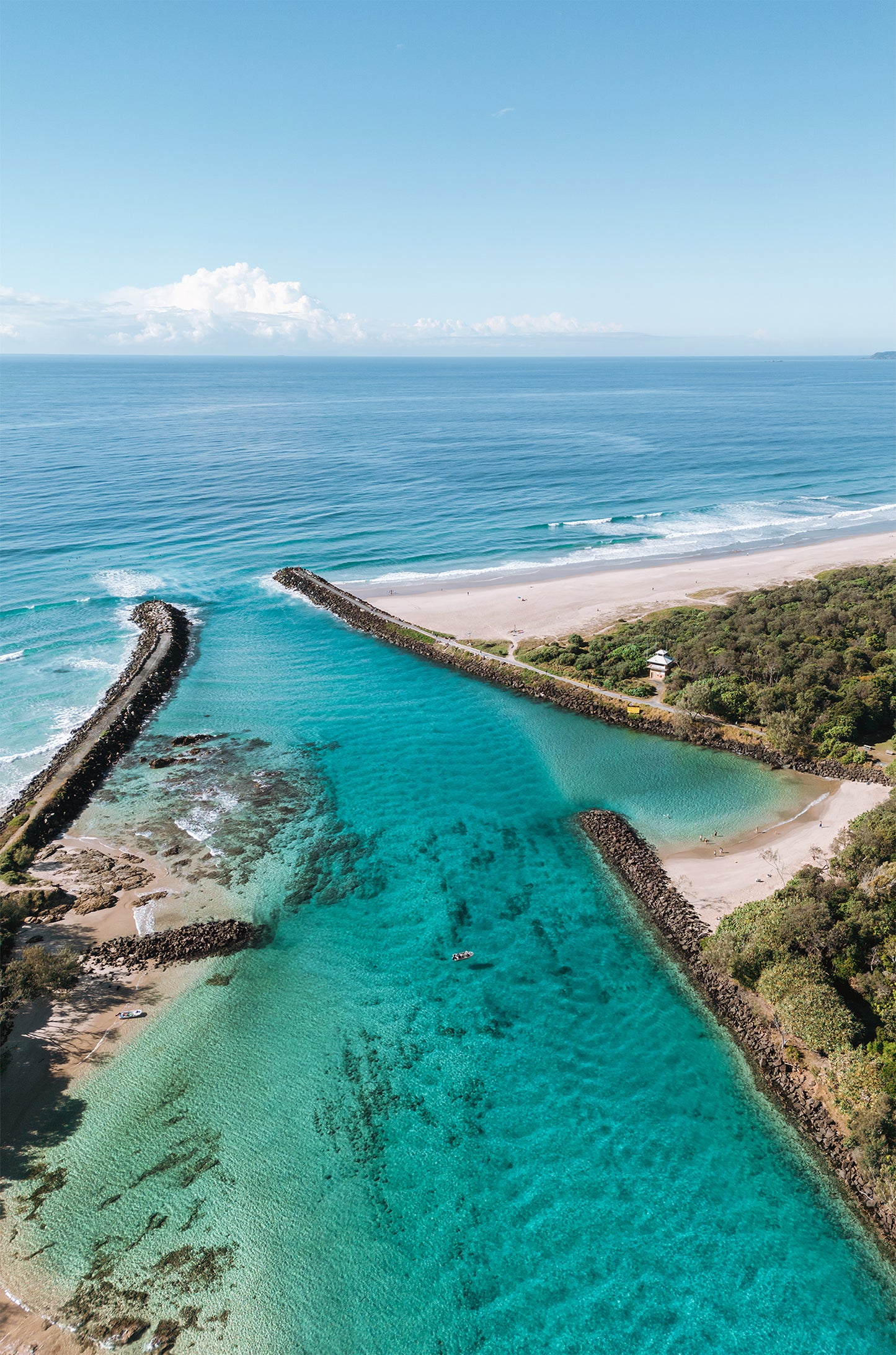 Torakina beach aerial Print