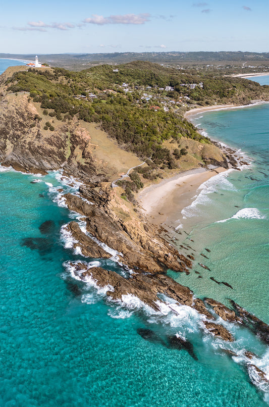 Little Wategos Beach Portrait Print