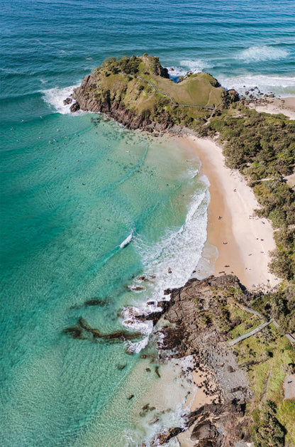 Cabarita Beach From above Print