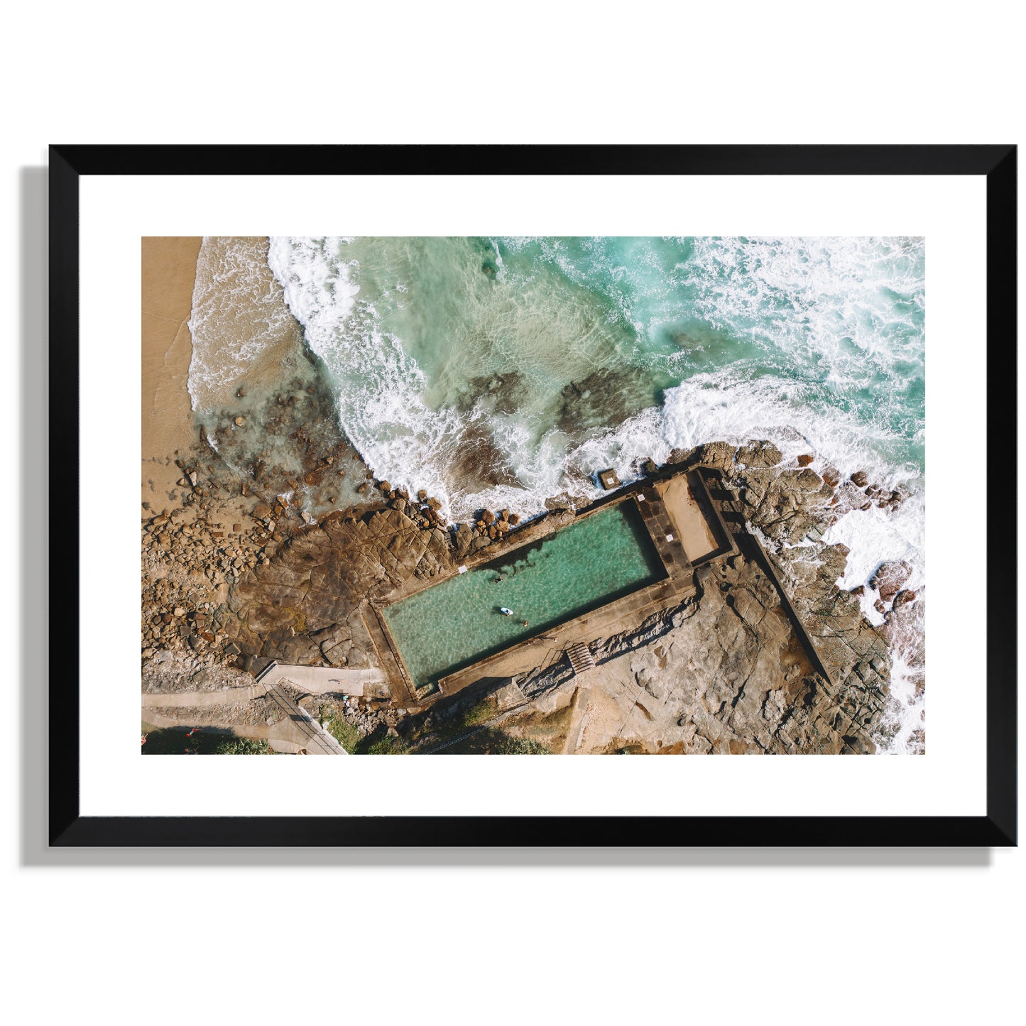 Yamba Beach Pool Print