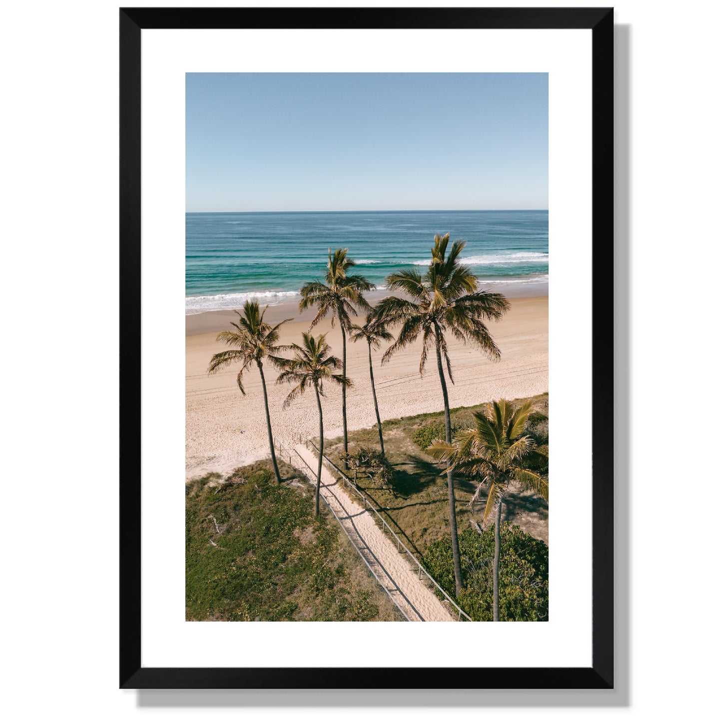 Above the Palms Print Gold Coast