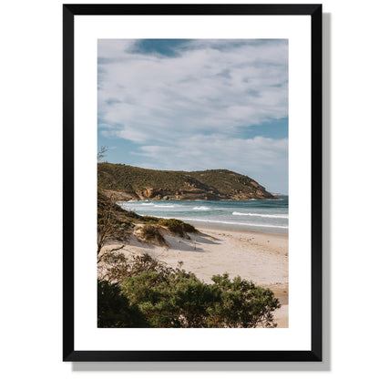 Squeaky Beach Entrance Portrait Print