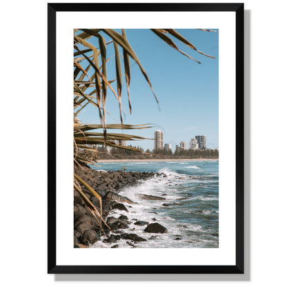 Burleigh Heads Surf access Print