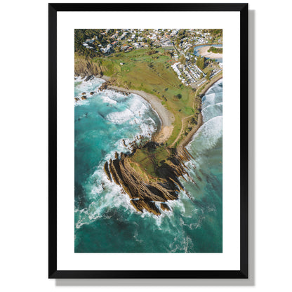 Crescent Head golf course Print