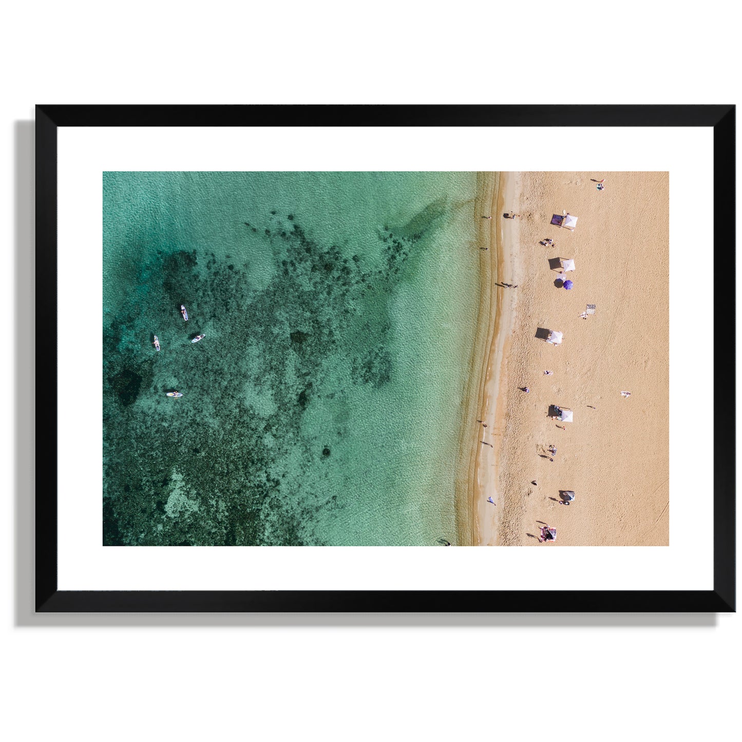 Mordialloc Beach from above print