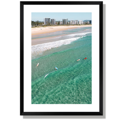 Kirra Beach Portrait Print