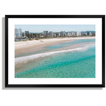 Above Kirra Beach Print