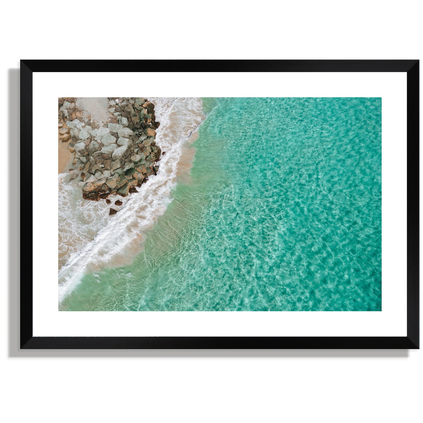 Coolangatta seawall Print