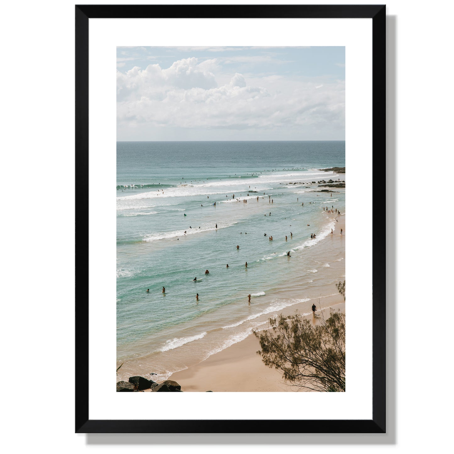 Rainbow Bay Summer Print Portrait