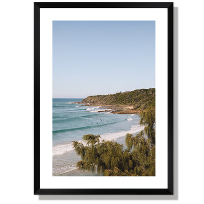 First Bay Coolum Portrait Print