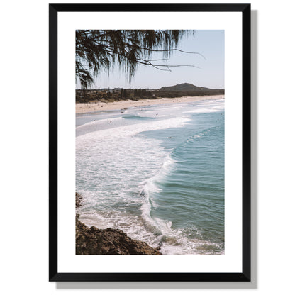 Point Perry to Coolum Beach Print