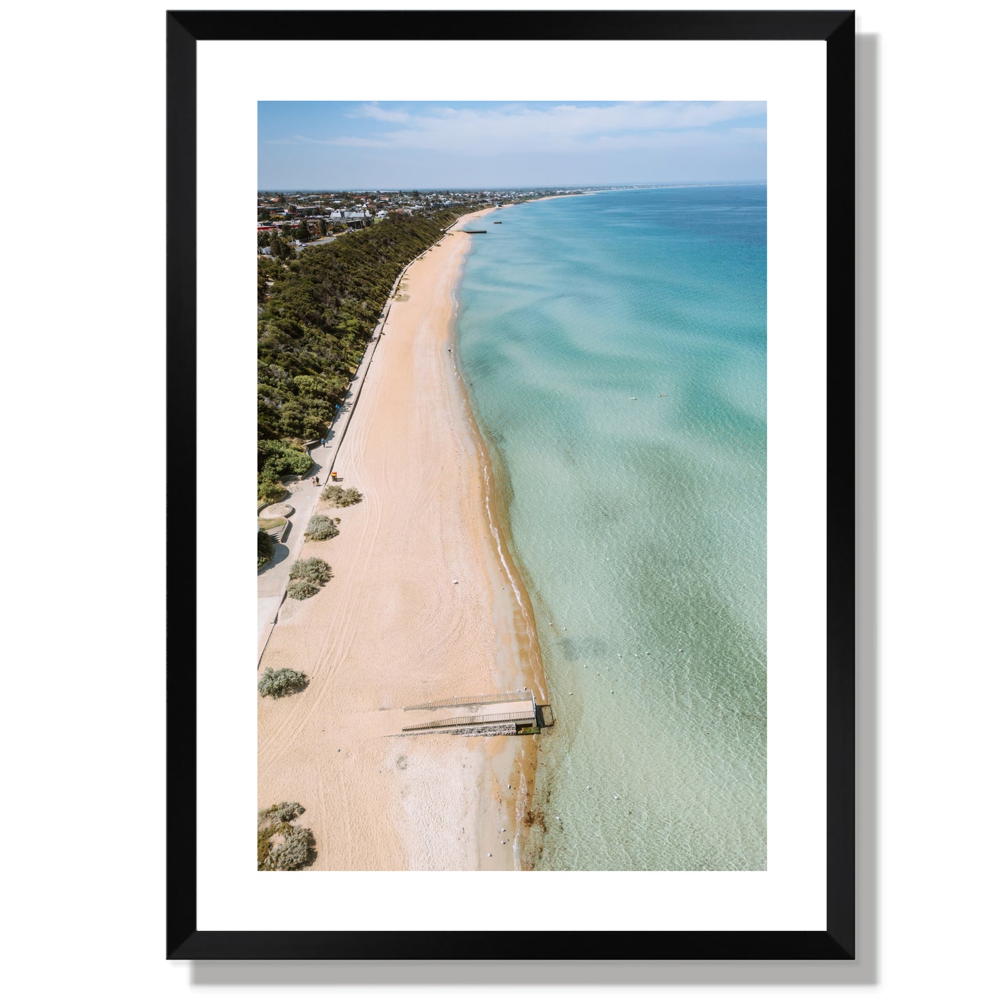 Mentone Beach Portrait Print