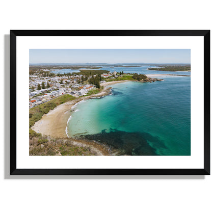 Convent beach to Yamba Beach Print