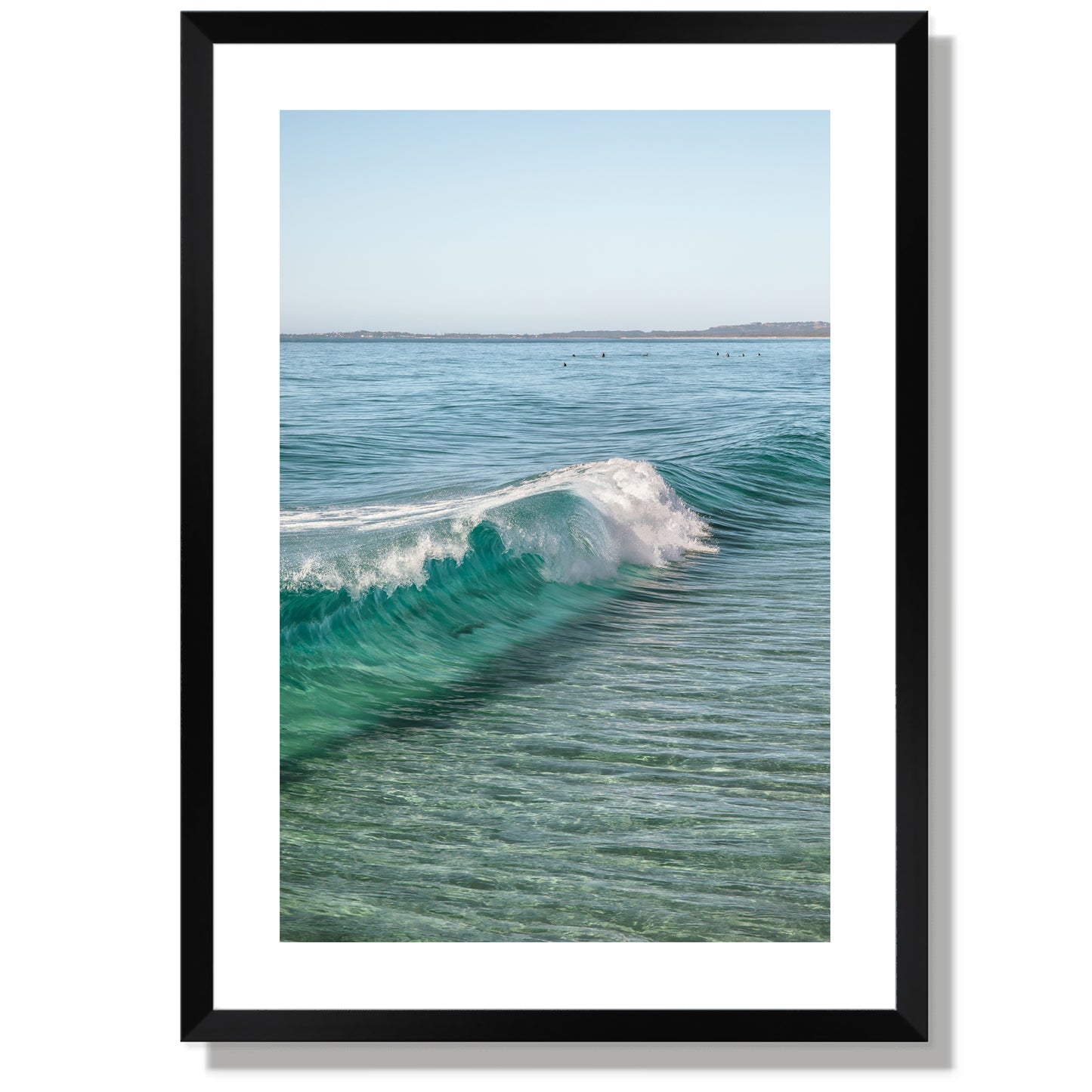 Glassy Waves Print