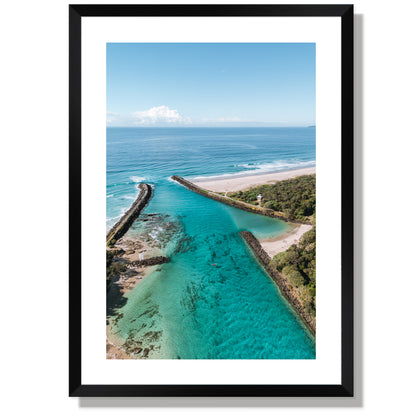 Torakina beach aerial Print