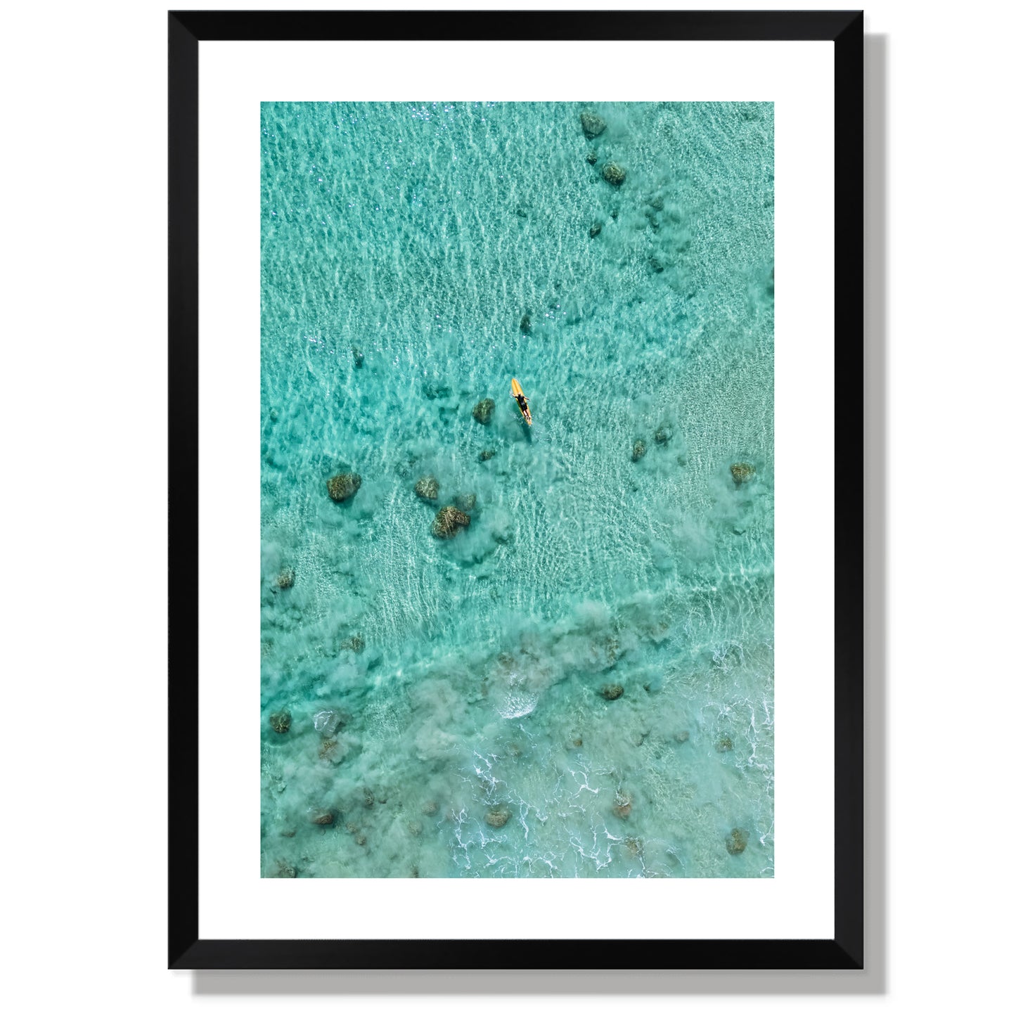 Wategos paddle out Print