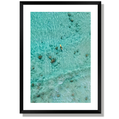 Wategos paddle out Print