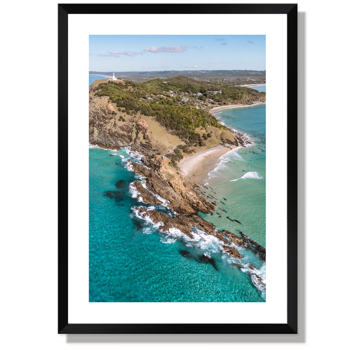 Little Wategos Beach Portrait Print