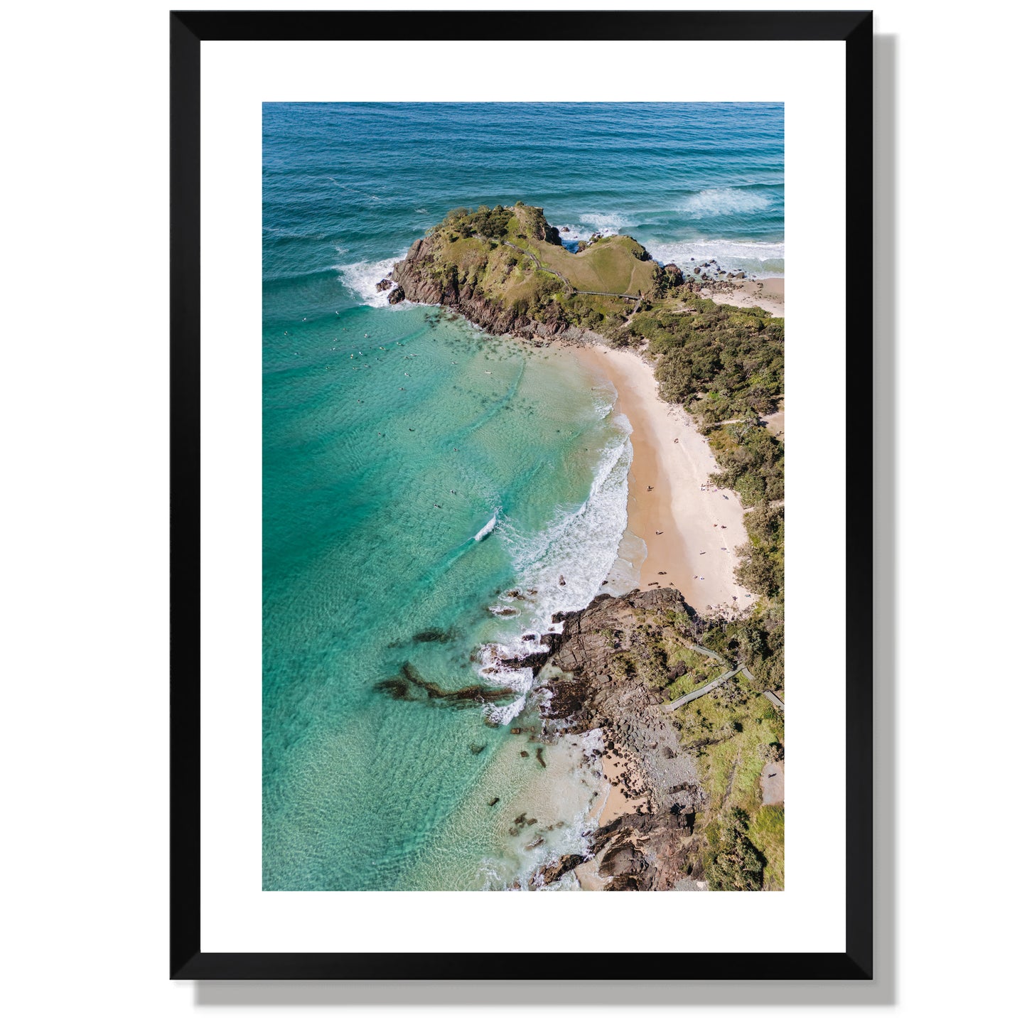 Cabarita Beach From above Print