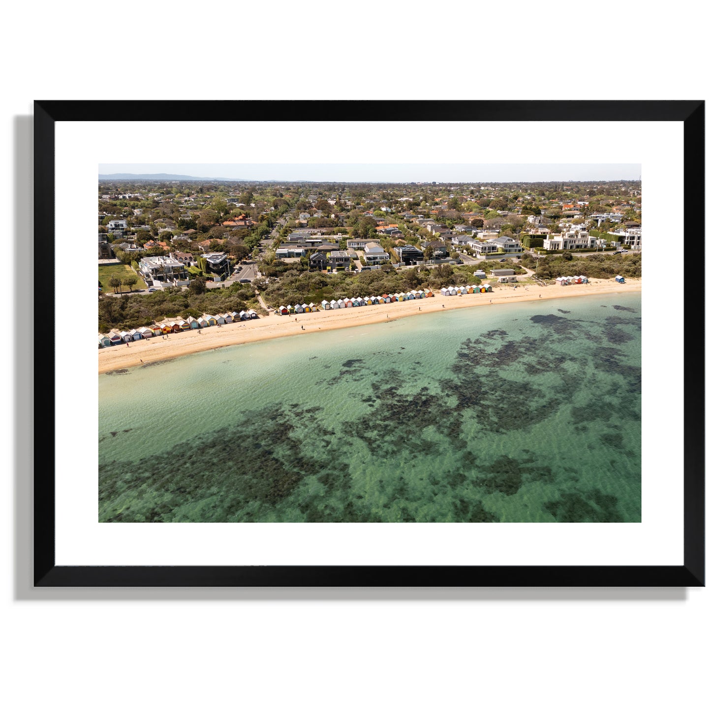 Brighton beach boxes Print