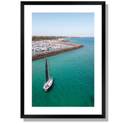 Sandringham Yacht Club portrait Print