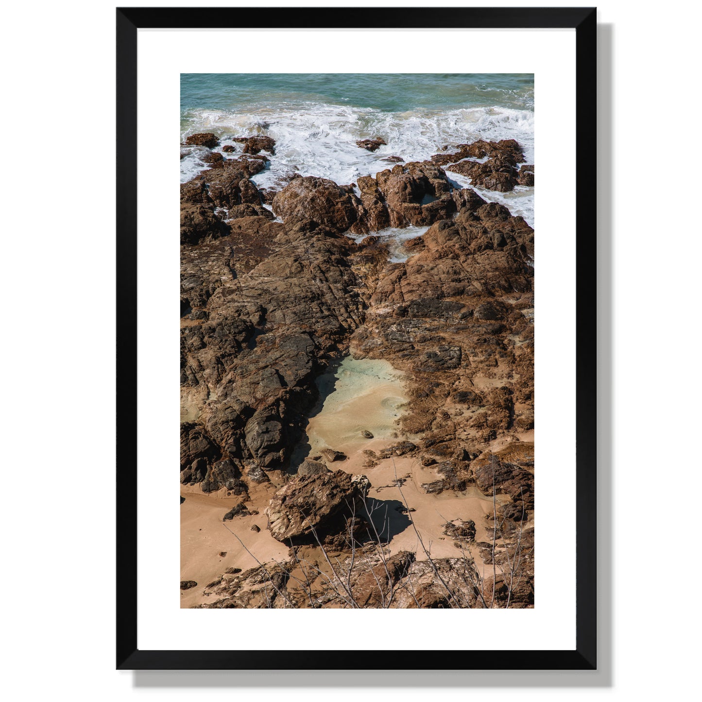 Coolum Rocks Print