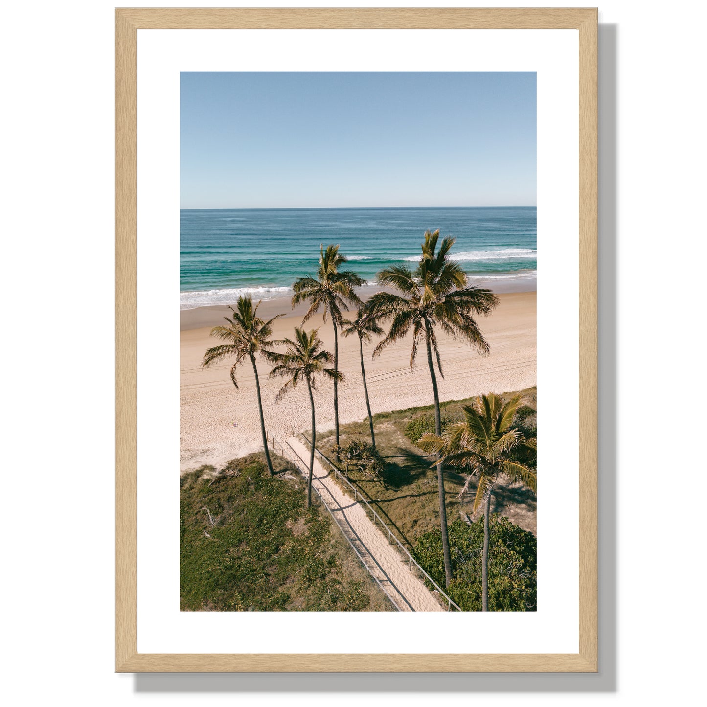 Above the Palms Print Gold Coast