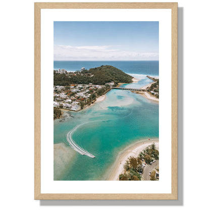 Out to sea Tallebudgera Creek Print