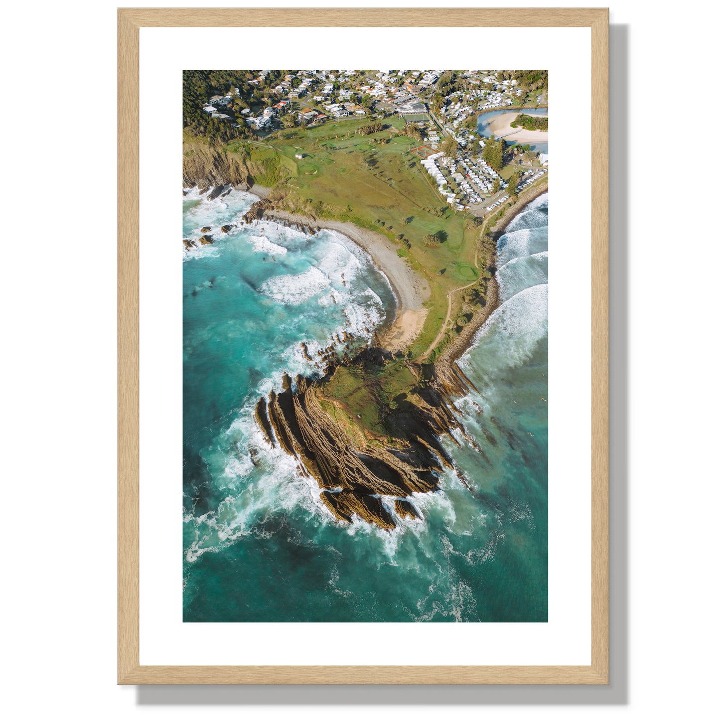 Crescent Head golf course Print