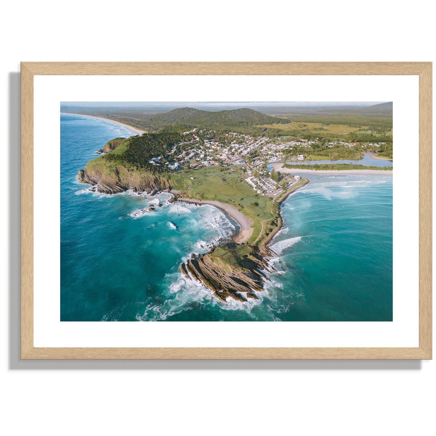 Crescent Head Over view Print