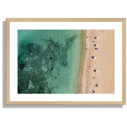 Mordialloc Beach from above print