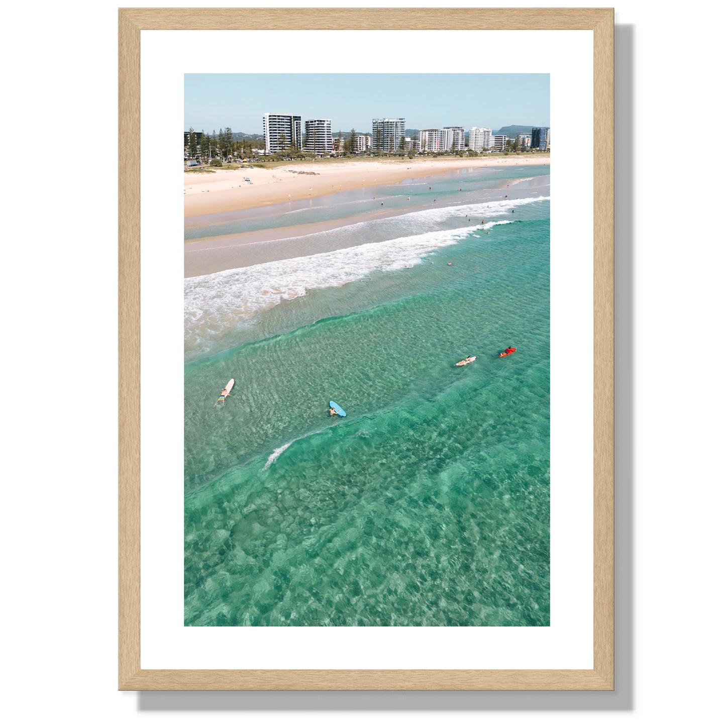 Kirra Beach Portrait Print