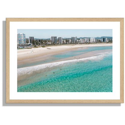 Above Kirra Beach Print