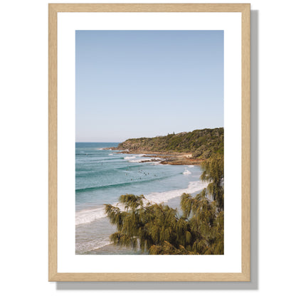 First Bay Coolum Portrait Print