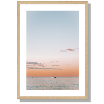 Noosa Sunset Sail Print