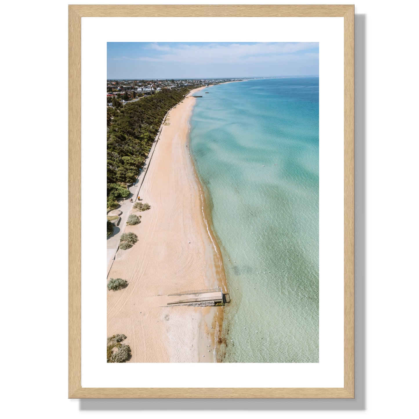 Mentone Beach Portrait Print