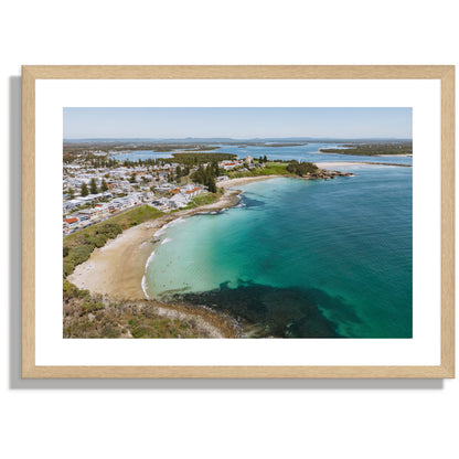 Convent beach to Yamba Beach Print