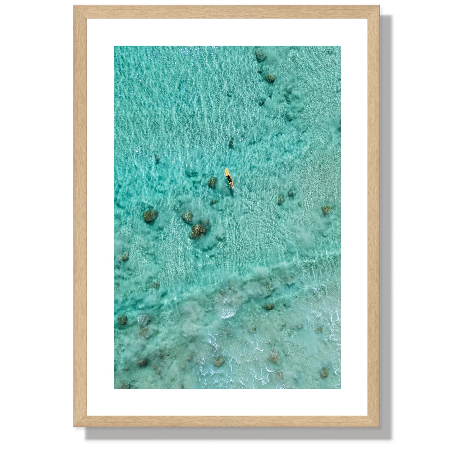 Wategos paddle out Print