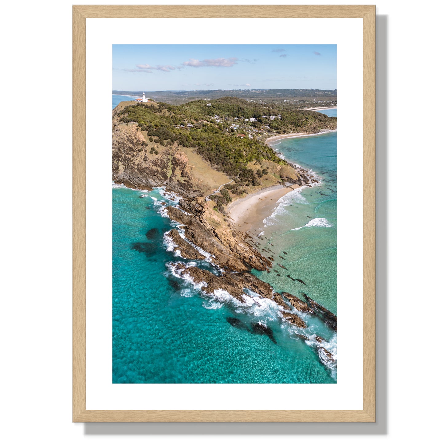 Little Wategos Beach Portrait Print